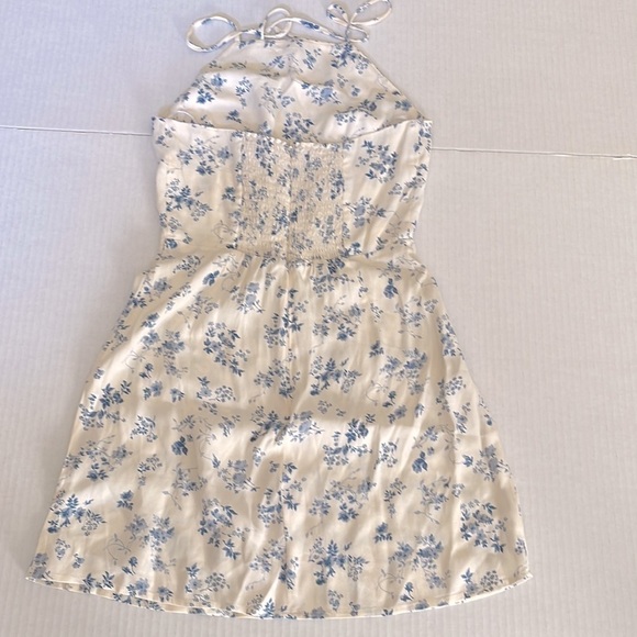 Reformation Lula Tasha Halterneck Woven Mini Dress. Size 0. P/65/A1647 - Picture 6 of 10